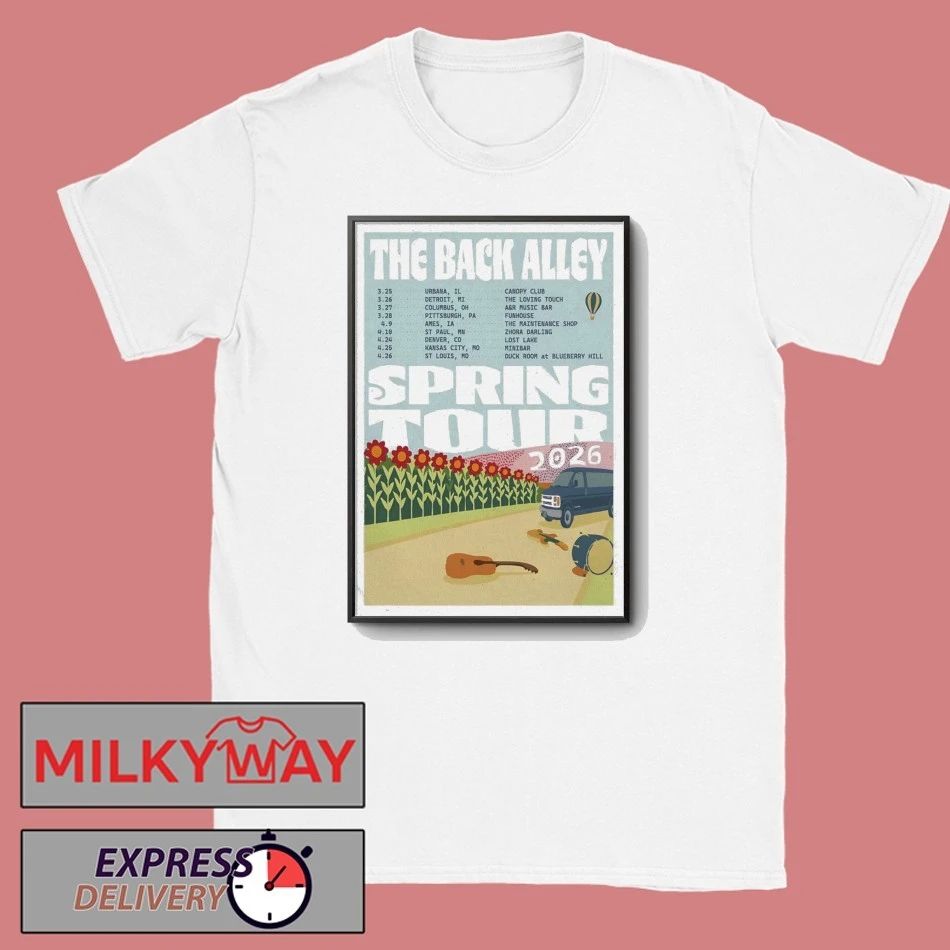 The Back Alley 2026 Spring Tour Poster shirt