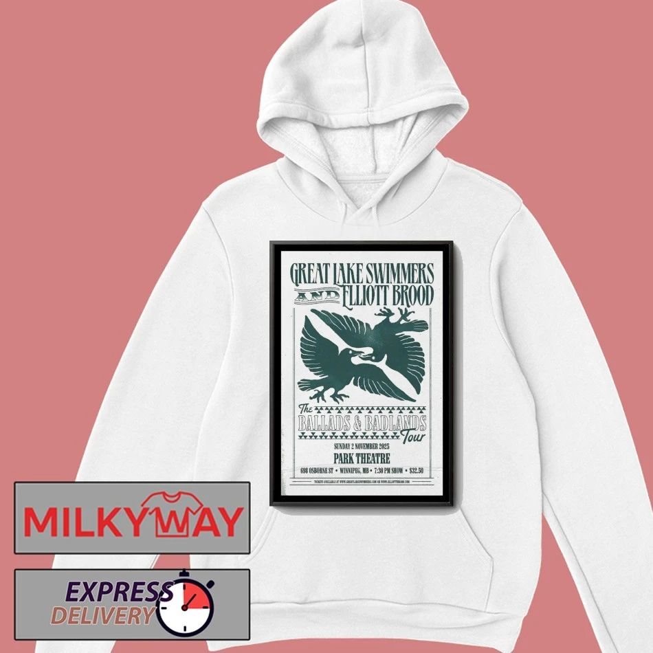 Great Lake Swimmers Winnipeg, MB, Canada Nov 02 2025 Poster shirt