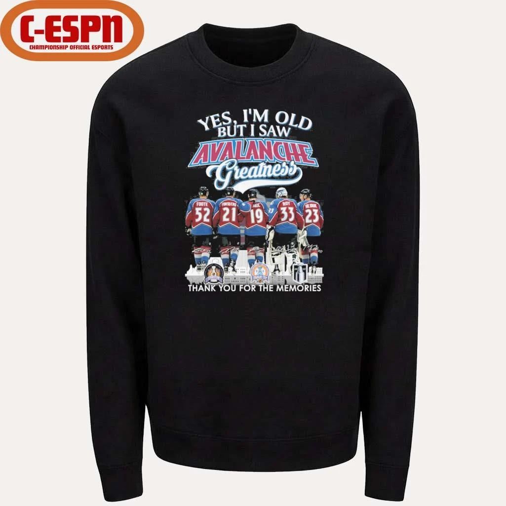 Yes, I’m Old But I Saw Colorado Avalanche Hockey Greatness Shirt