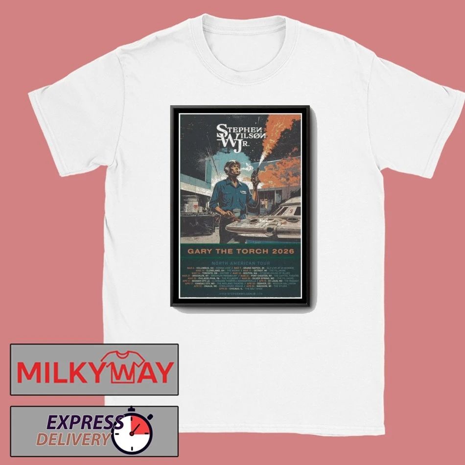 Stephen Wilson Jr Gary The Torch Tour 2026 Poster shirt