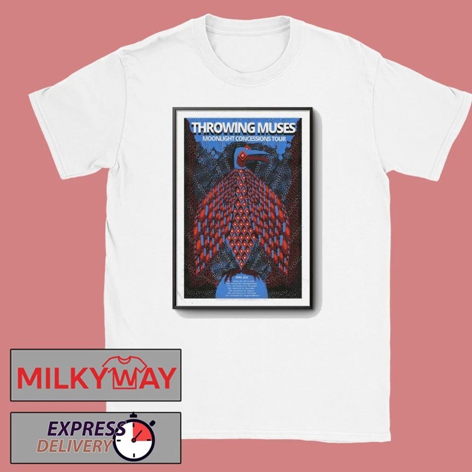 Poster Throwing Muses Moonlight Concessions Tour 2026 shirt