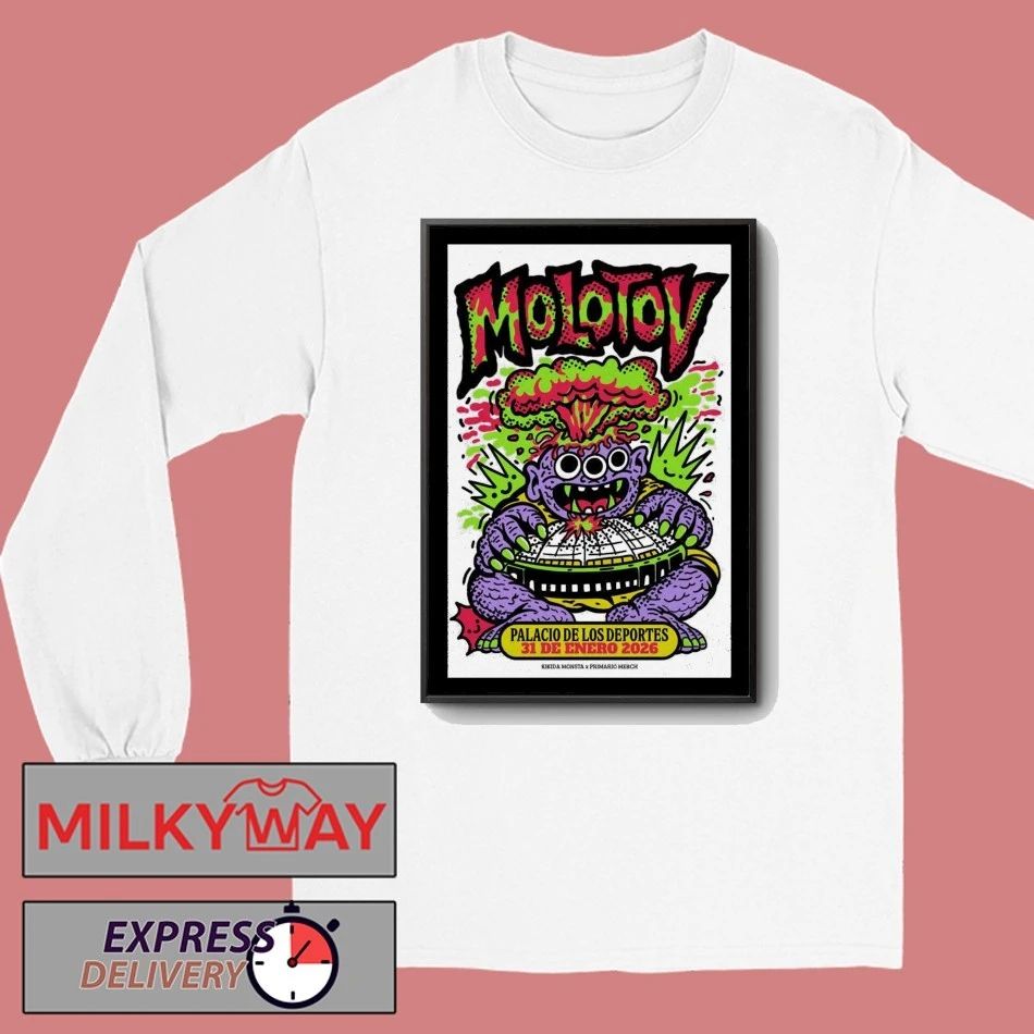 Molotov Jan 31 2026 Palacio De Los Deportes Mexico City, MX Poster shirt