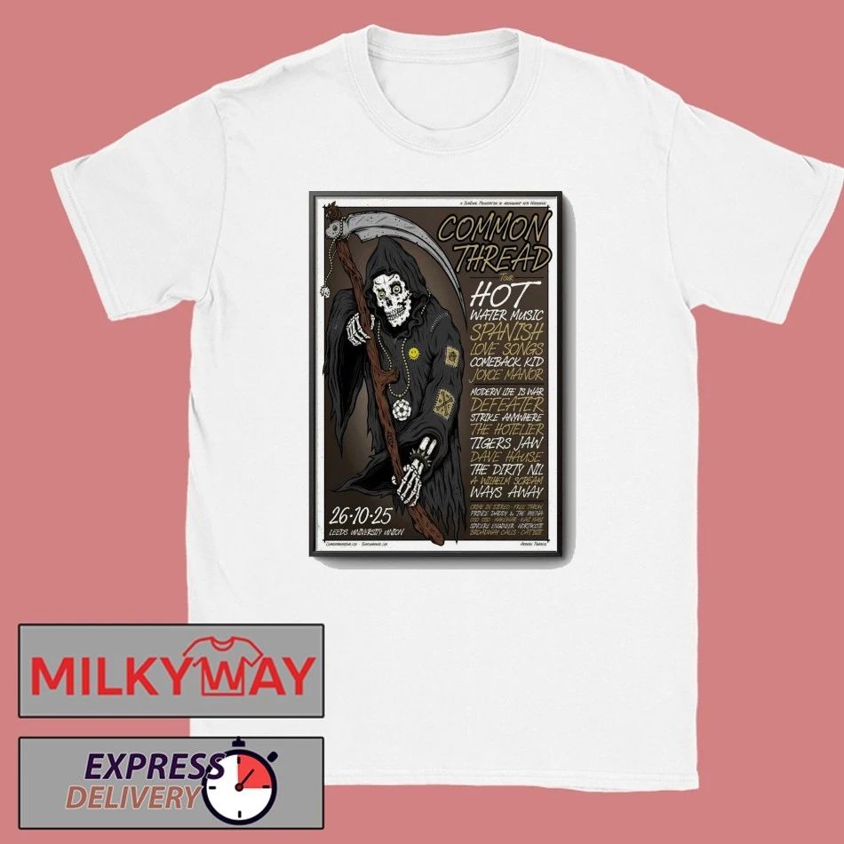 The Common Thread Tour 10.26.2025 Leeds UK Poster shirt