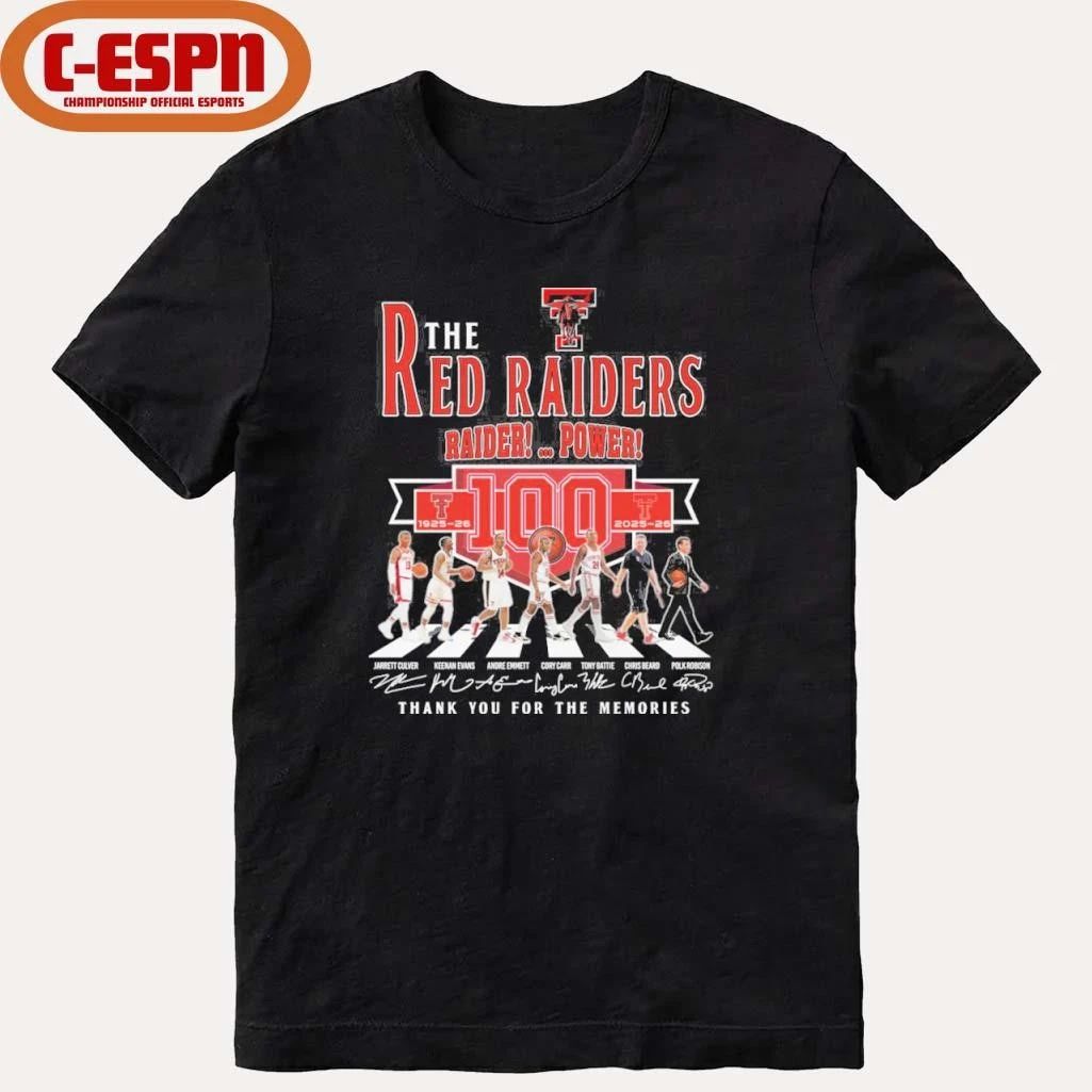 The Texas Tech Basketball Abbey Road 100th Anniversary 1926-2026 Shirt