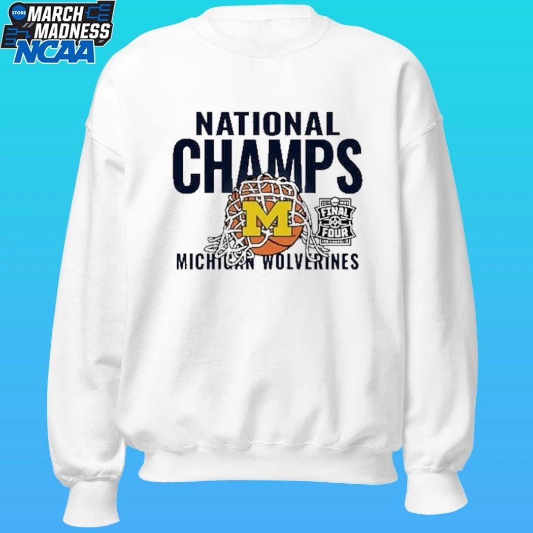 Michigan Wolverines Grey 2026 Men’s Basketball National Champions Shirt