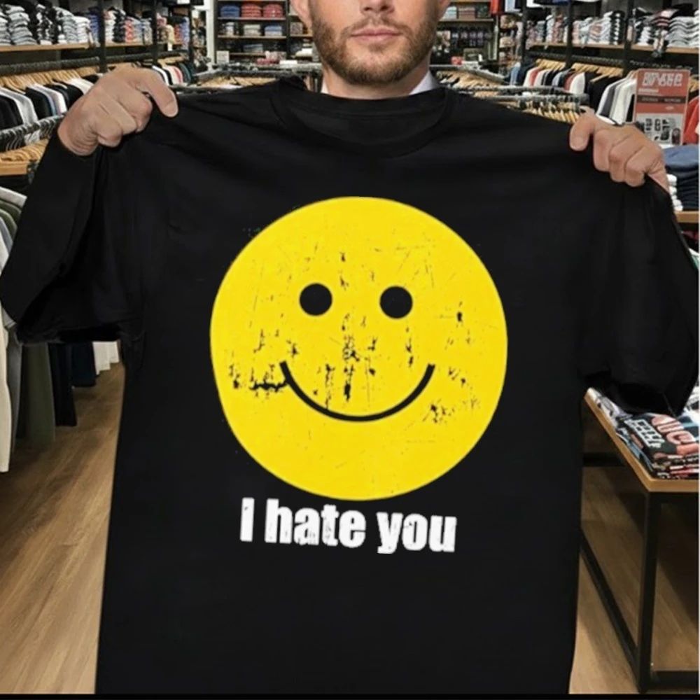 I Hate You Smiley Face Shirt