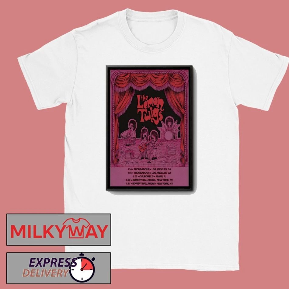 The Lemon Twigs Poster US 2026 Tour shirt