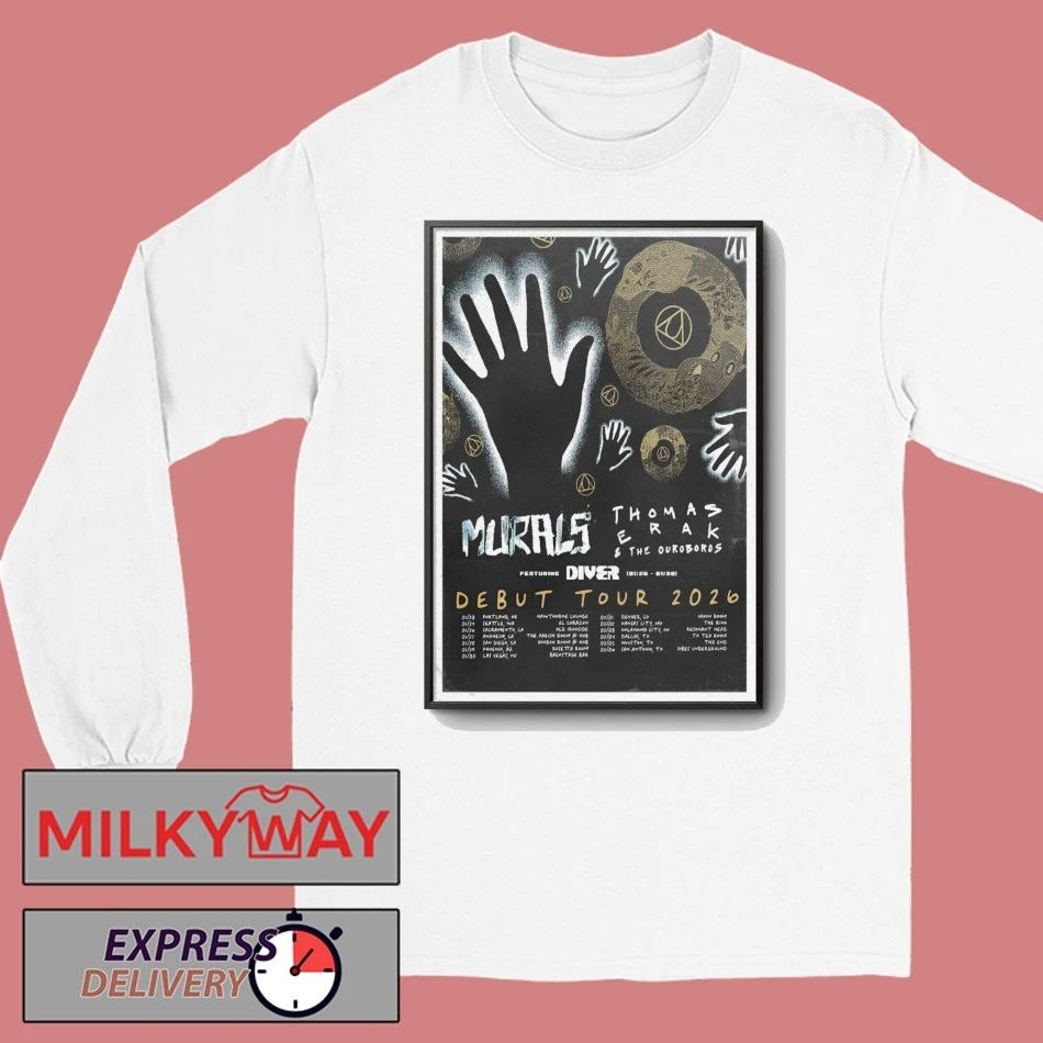 Murals Debut Tour 26 Poster shirt