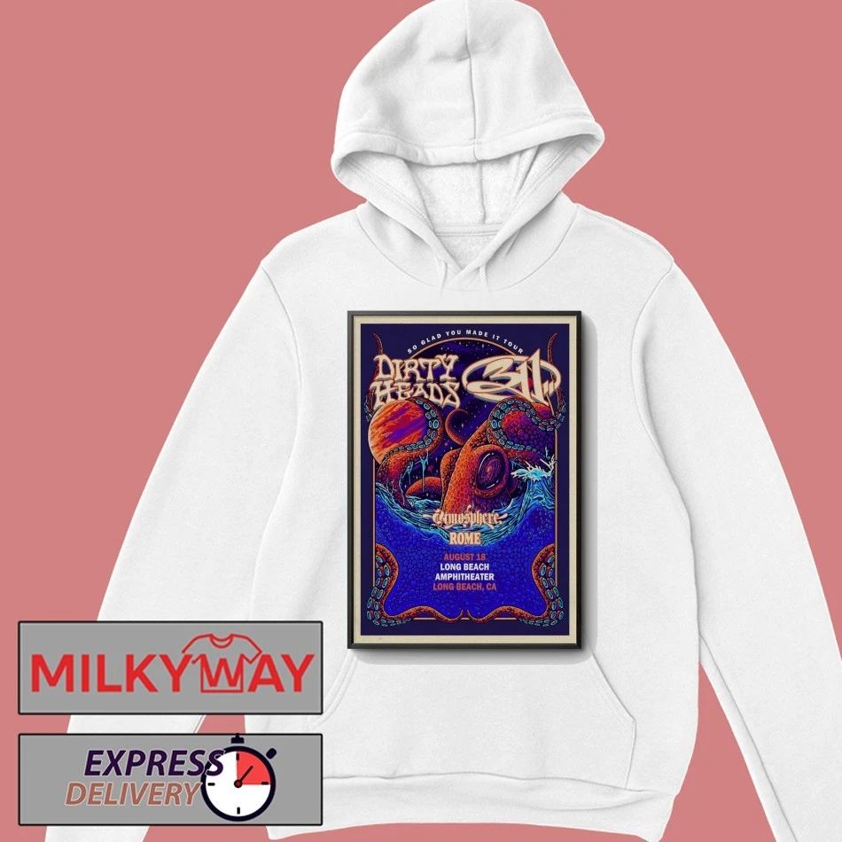 Dirty Heads And 311 Aug 18 2026 In Long Beach CA Poster shirt