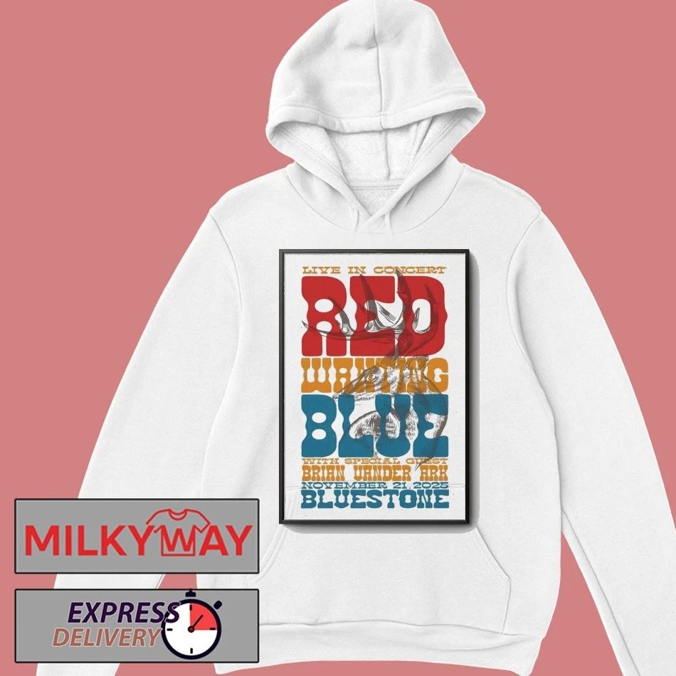 Red Wanting Blue Nov 21 2025 The Bluestone In Columbus OH Poster shirt