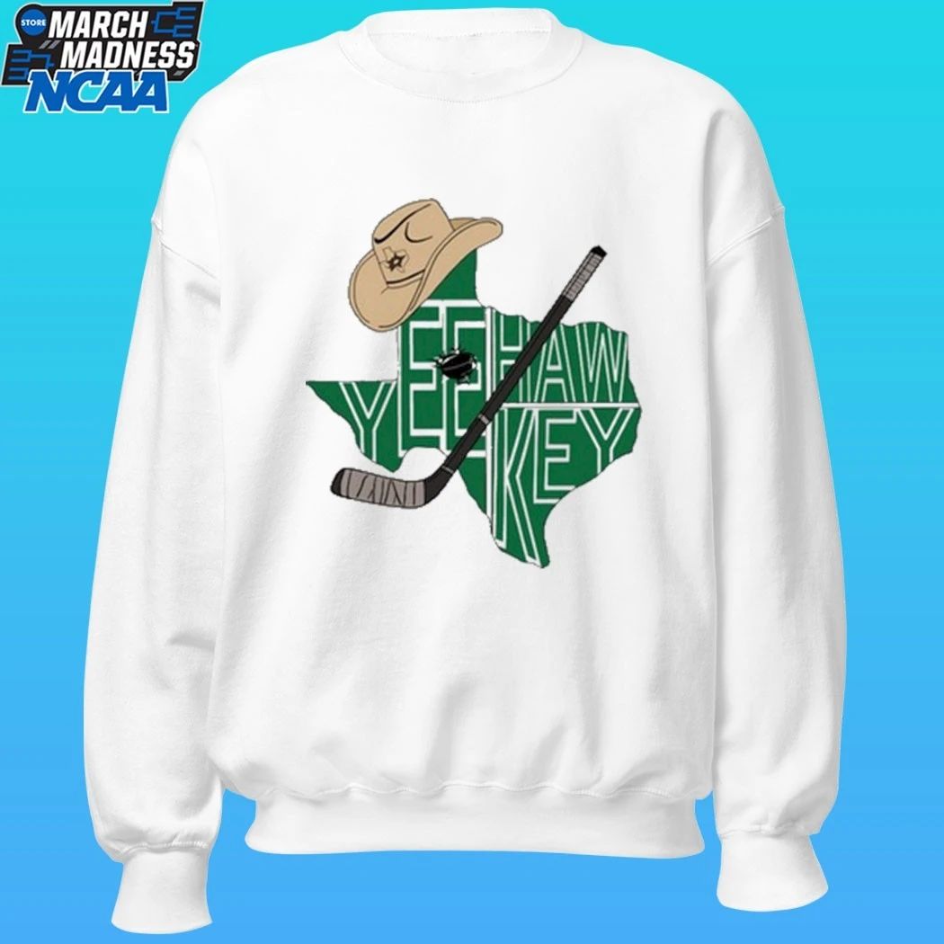 Yee Hawkey Texas Hockey Tees By You Shirt