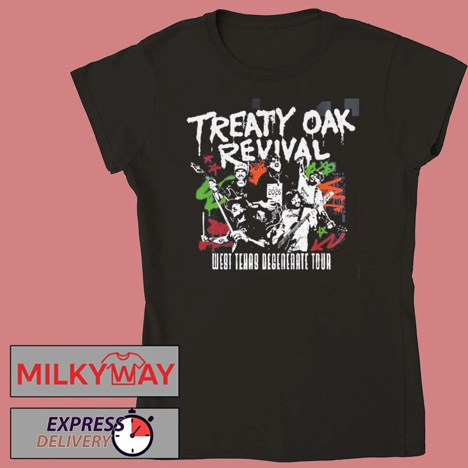 Treaty Oak Revival 2026 Tour Merch T-Shirt