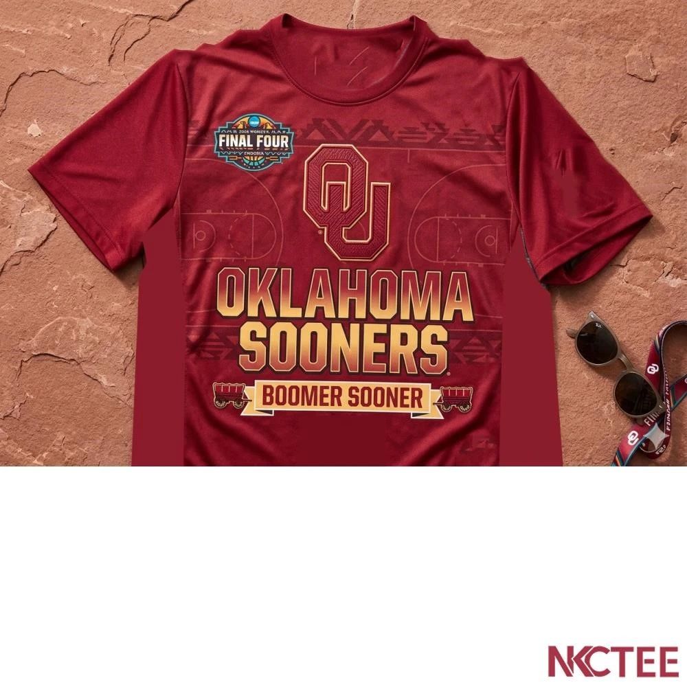 NKCtees 2026 NCAA women’s basketball final four Oklahoma Sooners shirt