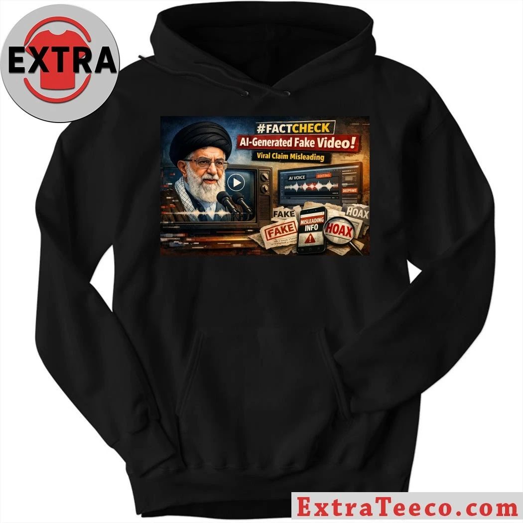 Ali Khamenei Fact Check Ai Generated Fake Video Viral Claim Misleading Shirt