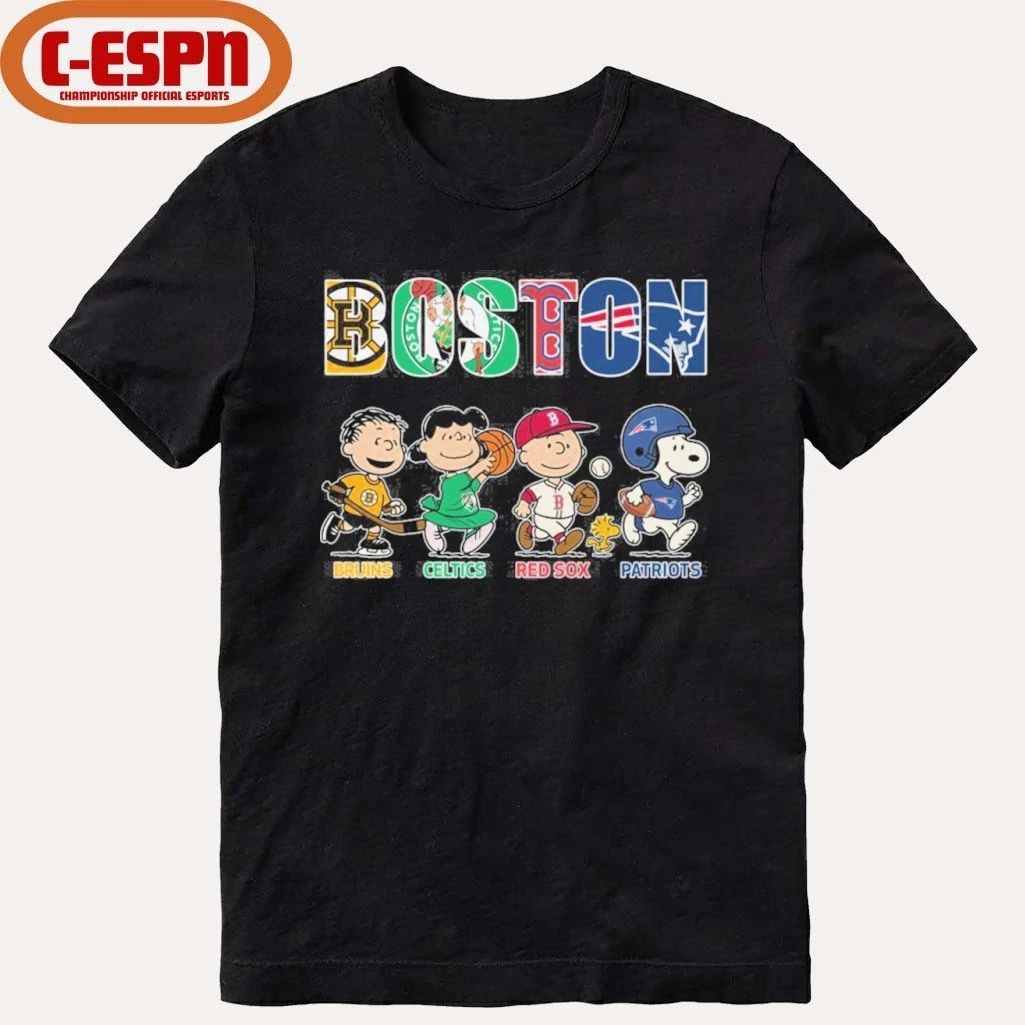 The Peanuts X Boston Sports Teams Shirt