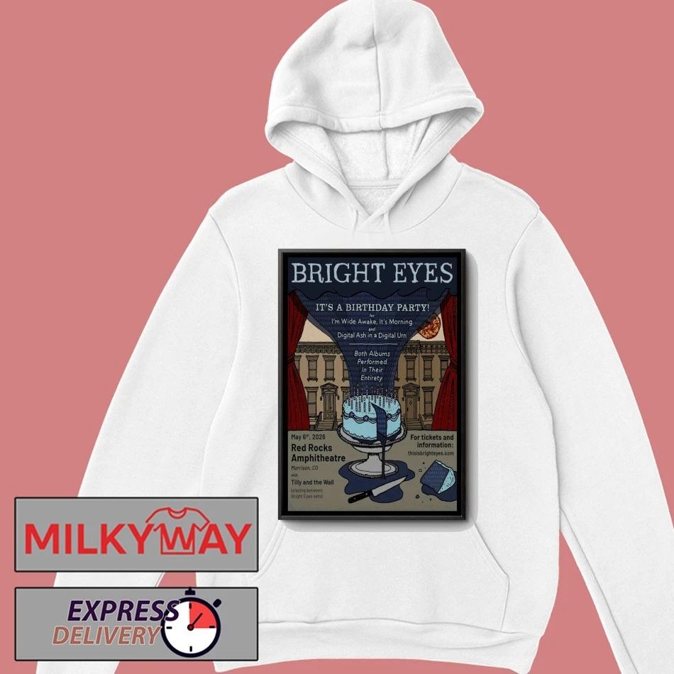 Bright Eyes May 6 2026 Red Rocks Show Poster shirt