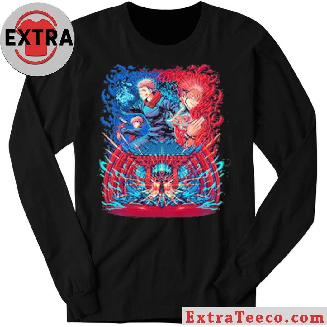 Jujutsu Kaisen Yuji Itadori And Ryomen Sukuna Void Possession T-shirt