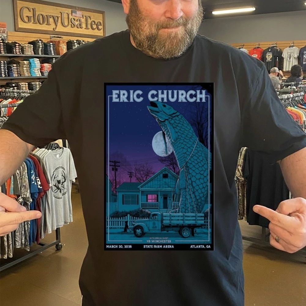Eric Church March 20 2026 Atlanta, GA Poster Shirt