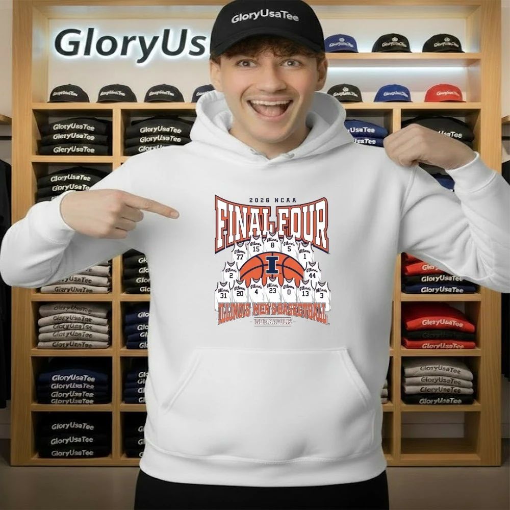 Illinois Basketball 2026 Final Four Jersey Roster Adult Shirt