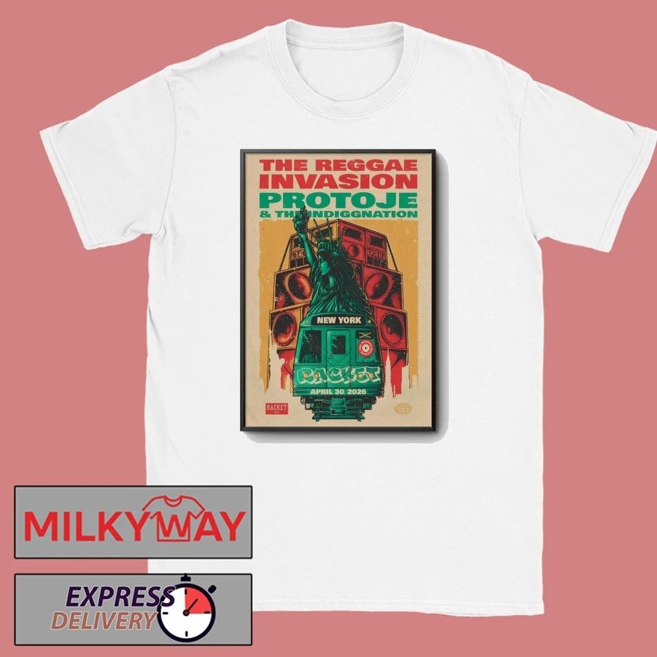 Protoje NYC Apr 30 2026 Tour Poster shirt