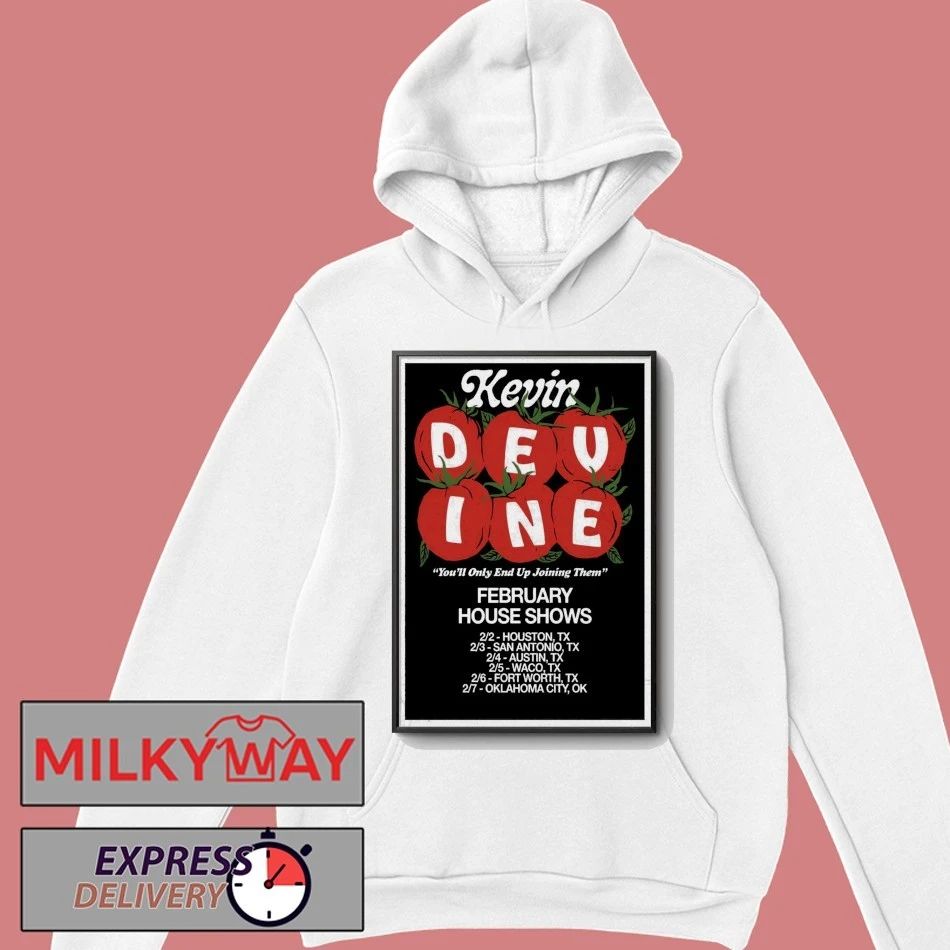 Kevin Devine Poster February 2026 House Shows shirt