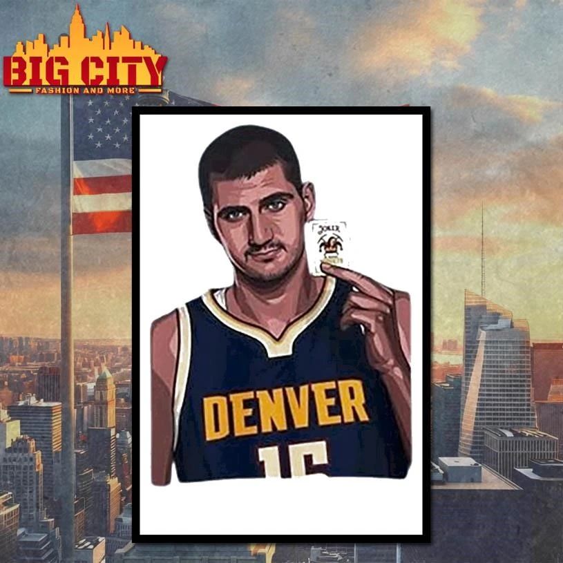 Nikola with Joker Card Basketball Fans Shirt