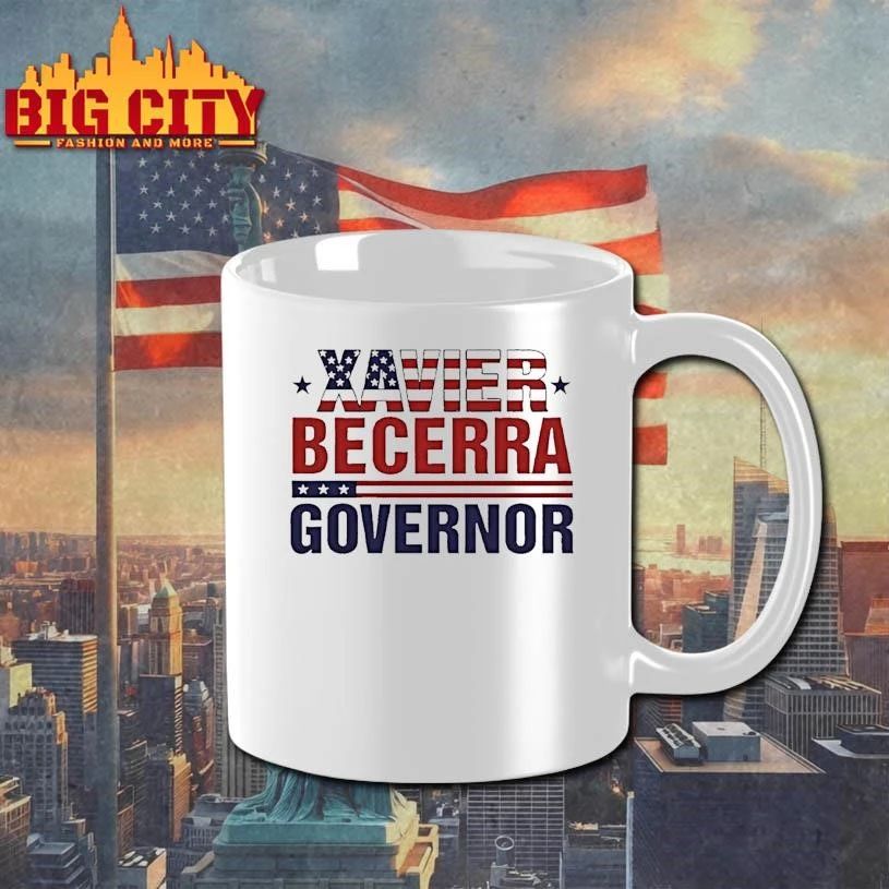 Xavier Becerra Governor California 2026 American Flag Shirt