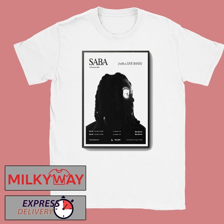 Saba Blue Note LA Los Angeles Poster shirt