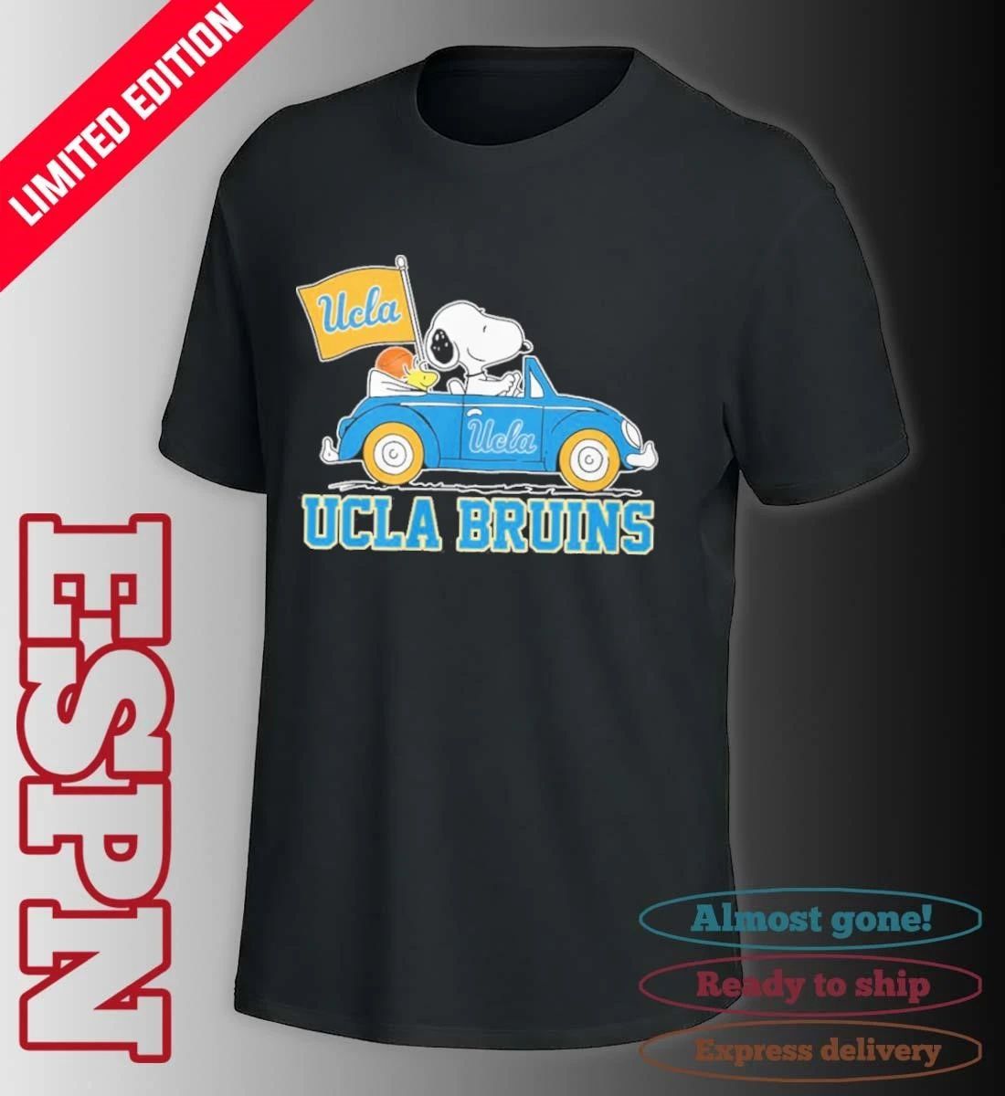 The Peanuts X Ucla Bruins Women’s Basketball Driving Car Shirt