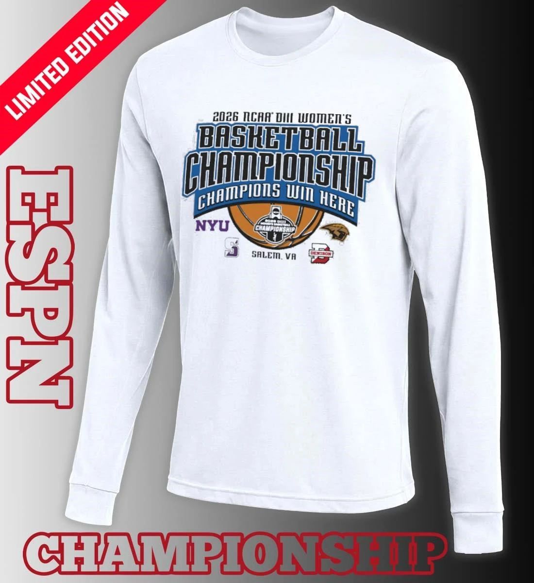 2026 NCAA DIII Women’s Basketball Championship – Final Four T-Shirt