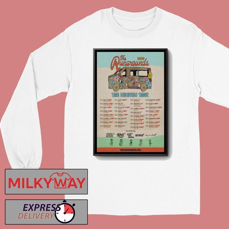 The Runarounds The Minivan Tour 26 Poster shirt