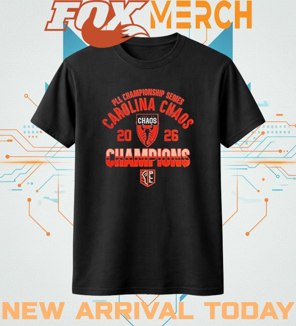 Carolina Chaos 2026 PLL Championship Series Champions t-shirt