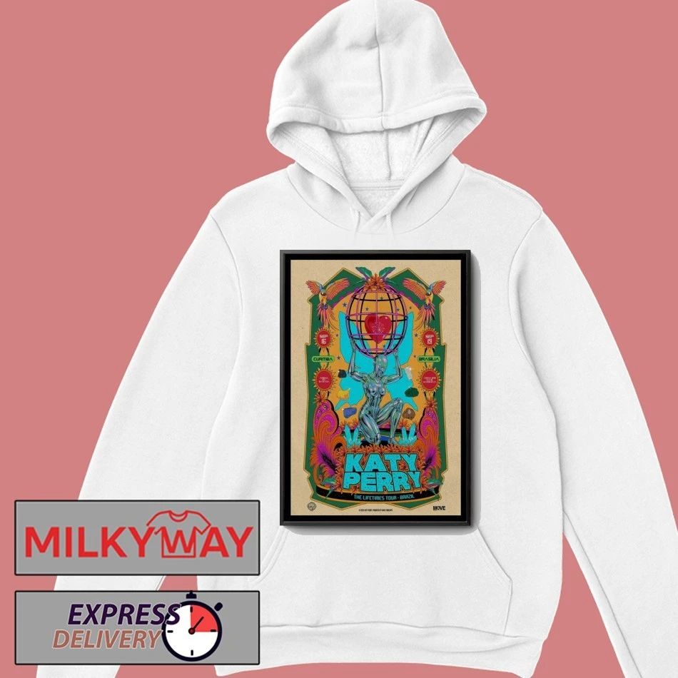 Katy Perry Lifetimes Tour Brazil Poster shirt