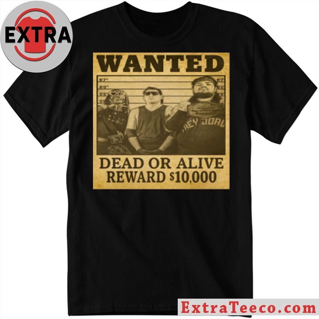 WANTED Dead Or Alive Reward 10 000 T-shirt