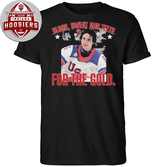 Jack Hughes USA Hockey – Golden Goal 2026 Hockey T-Shirt