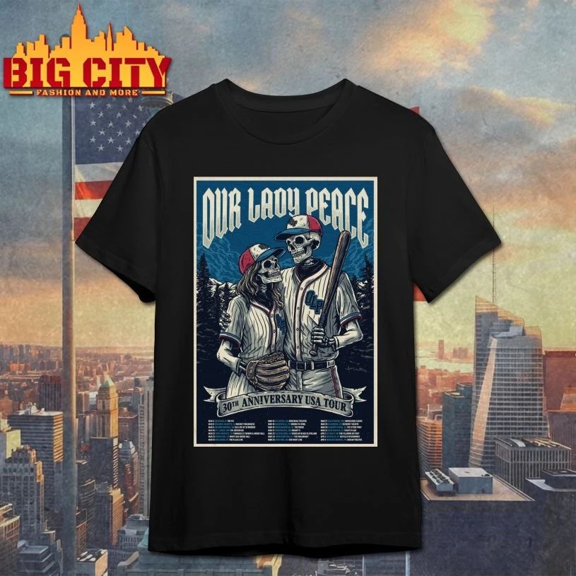 Our Lady Peace Tour 2026 March + April 2026 Poster T-shirt