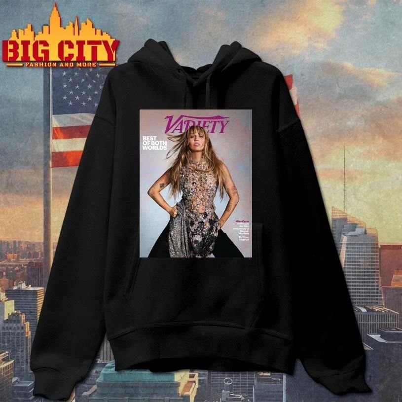 Miley Cyrus Graces The Cover Of Variety Magazine Best Of Both Worlds Celebrates The 20th Anniversary Of Hannah Montana Poster Shirt