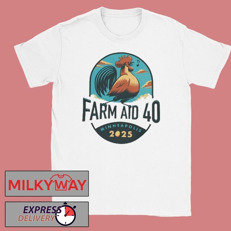 Farm Aid 40 Rooster Sings New Shirt