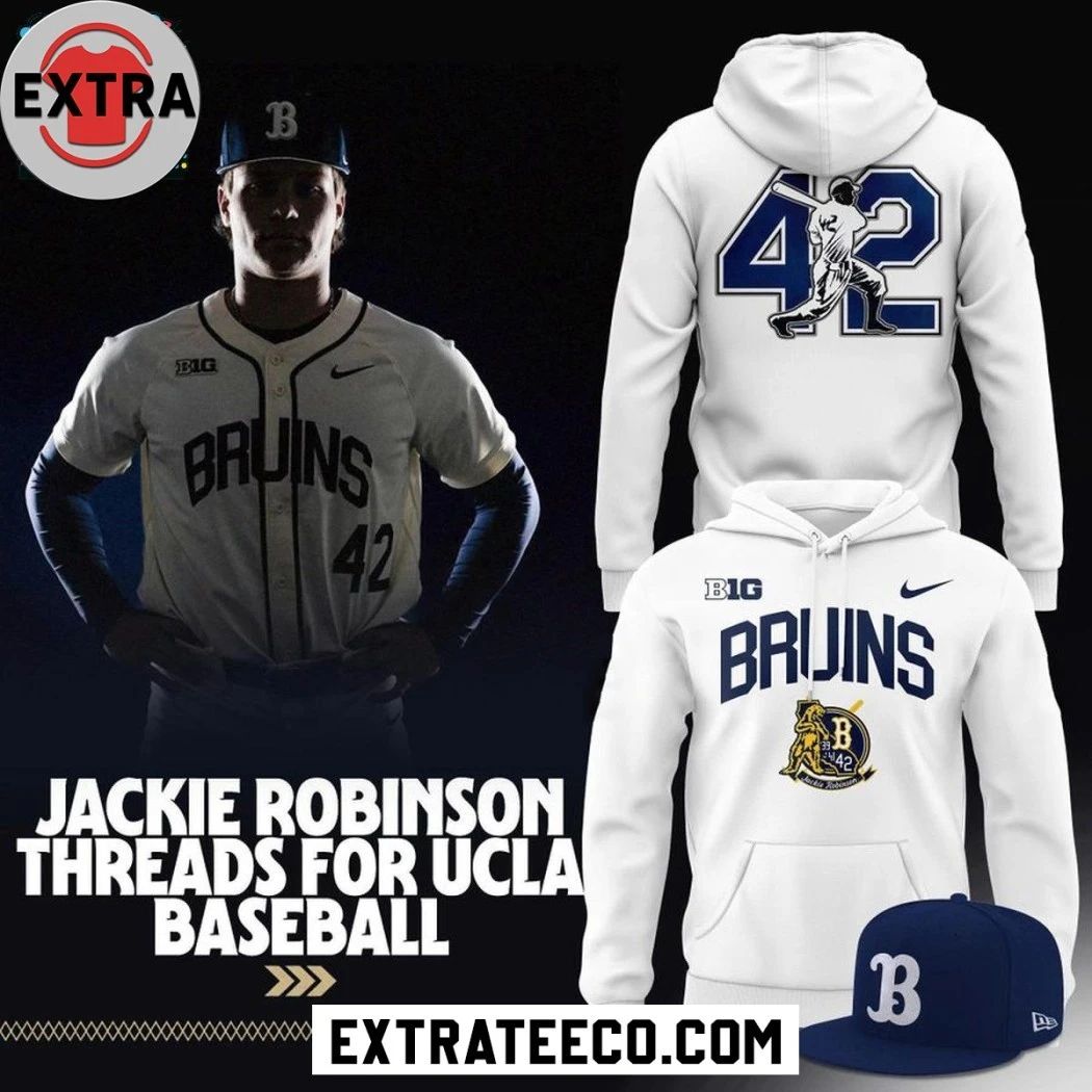 UCLA Bruins Jackie Robinson 2026 Tribute Night Logo Two Sided Shirt