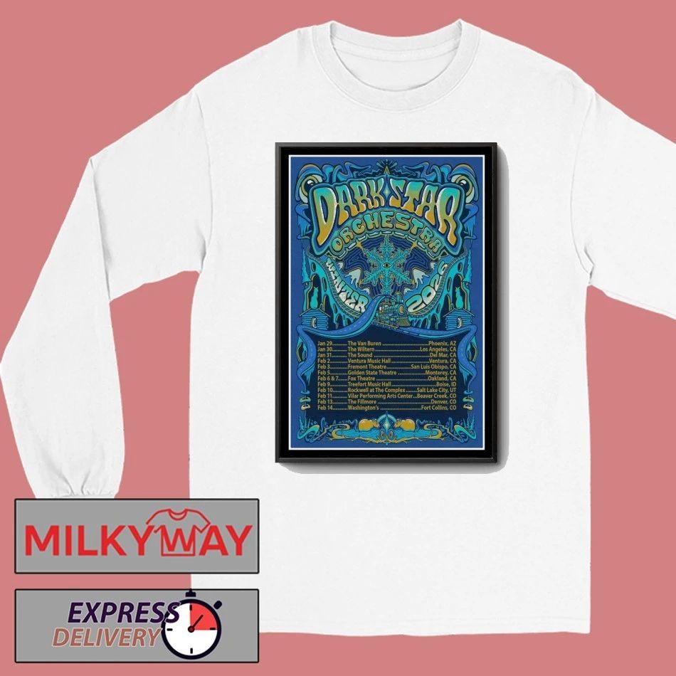 Dark Star Orchestra Welcome Winter New Tour 2026 Poster shirt