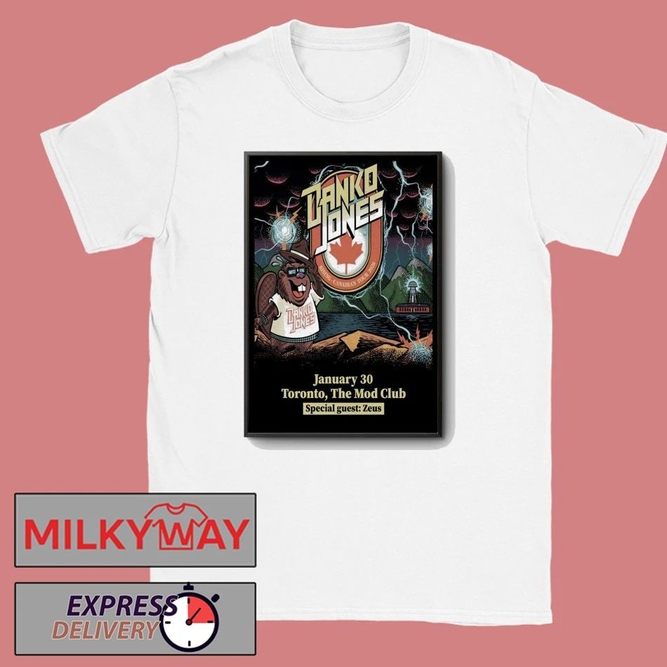 Danko Jones Jan 30 2026 The Mod Club In Toronto ON Poster shirt