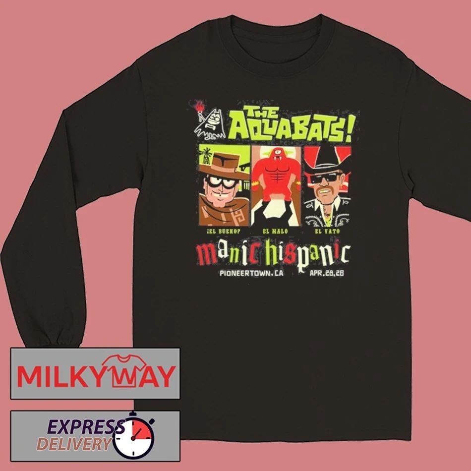 The Aquabats Pioneertown 04 28 2026 Tour Shirt