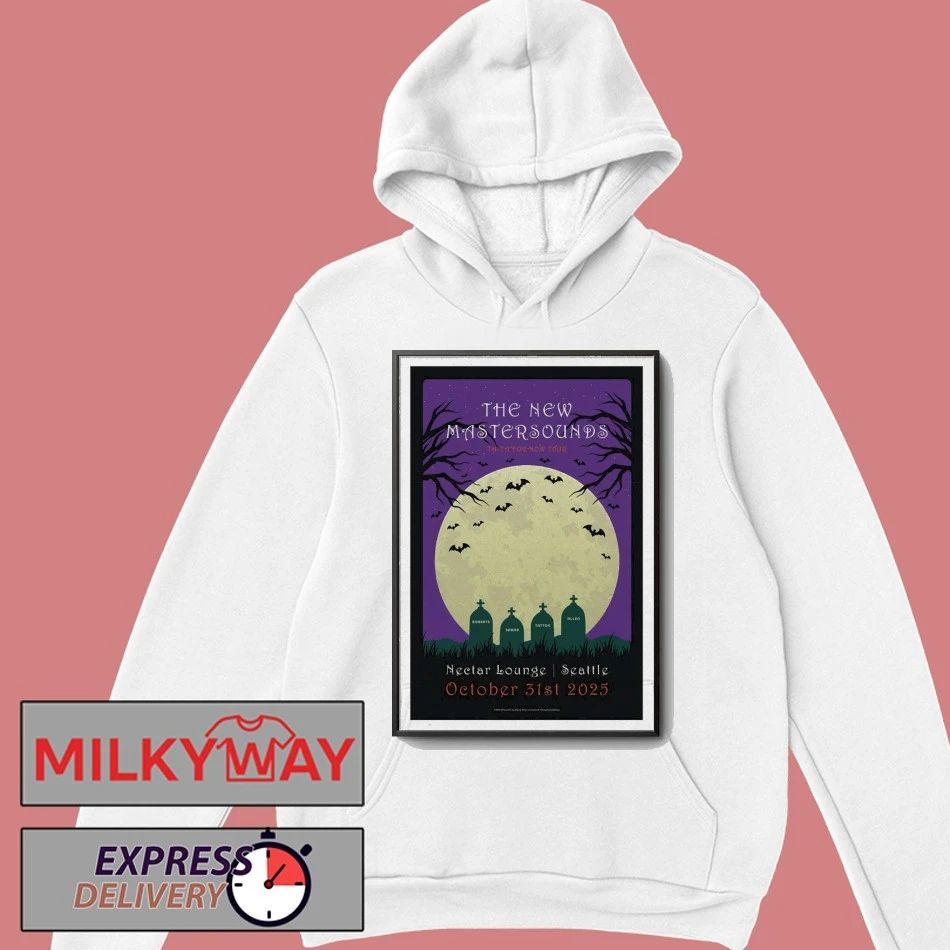 The New Mastersounds Tour Seattle, WA 2025 Poster shirt