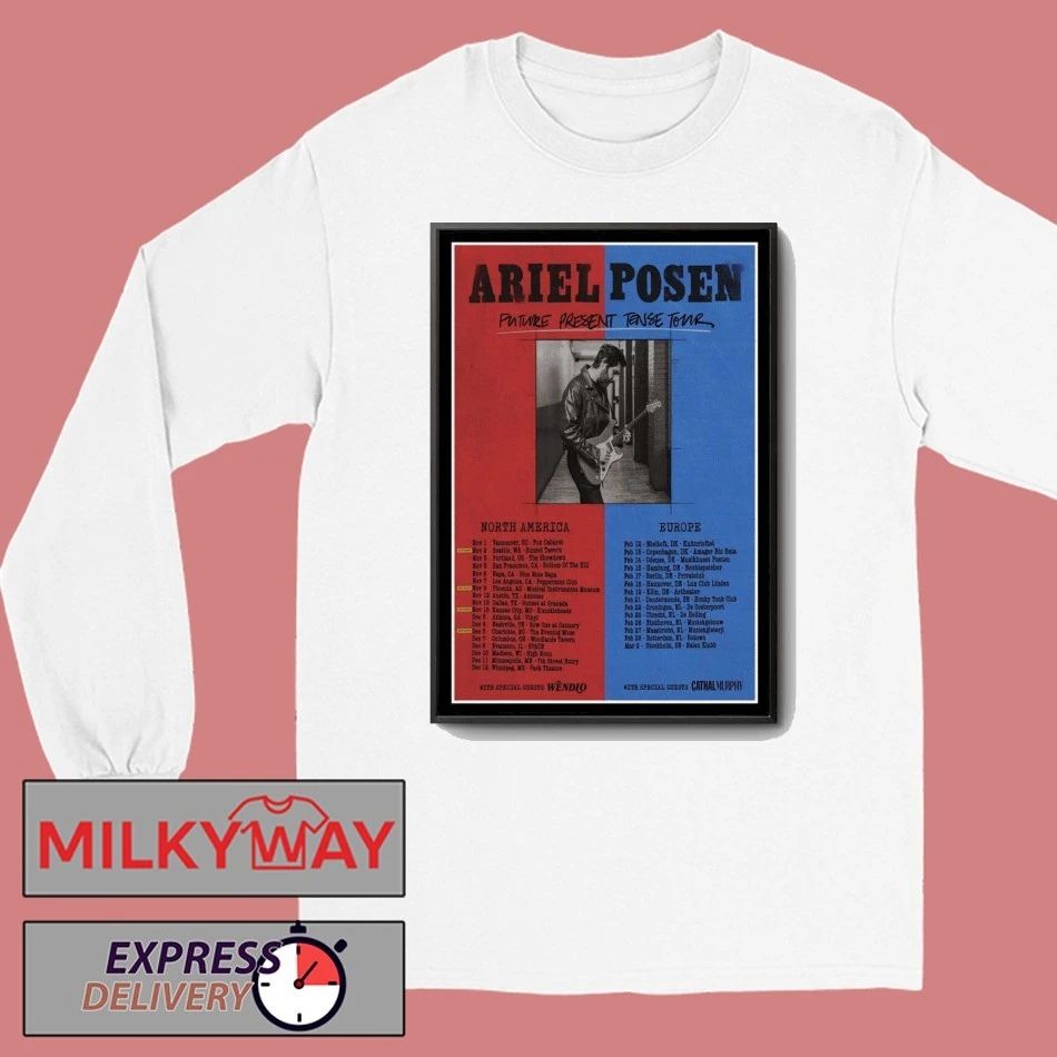 Ariel Posen Tour North America 2025 And Europe 2026 Poster shirt