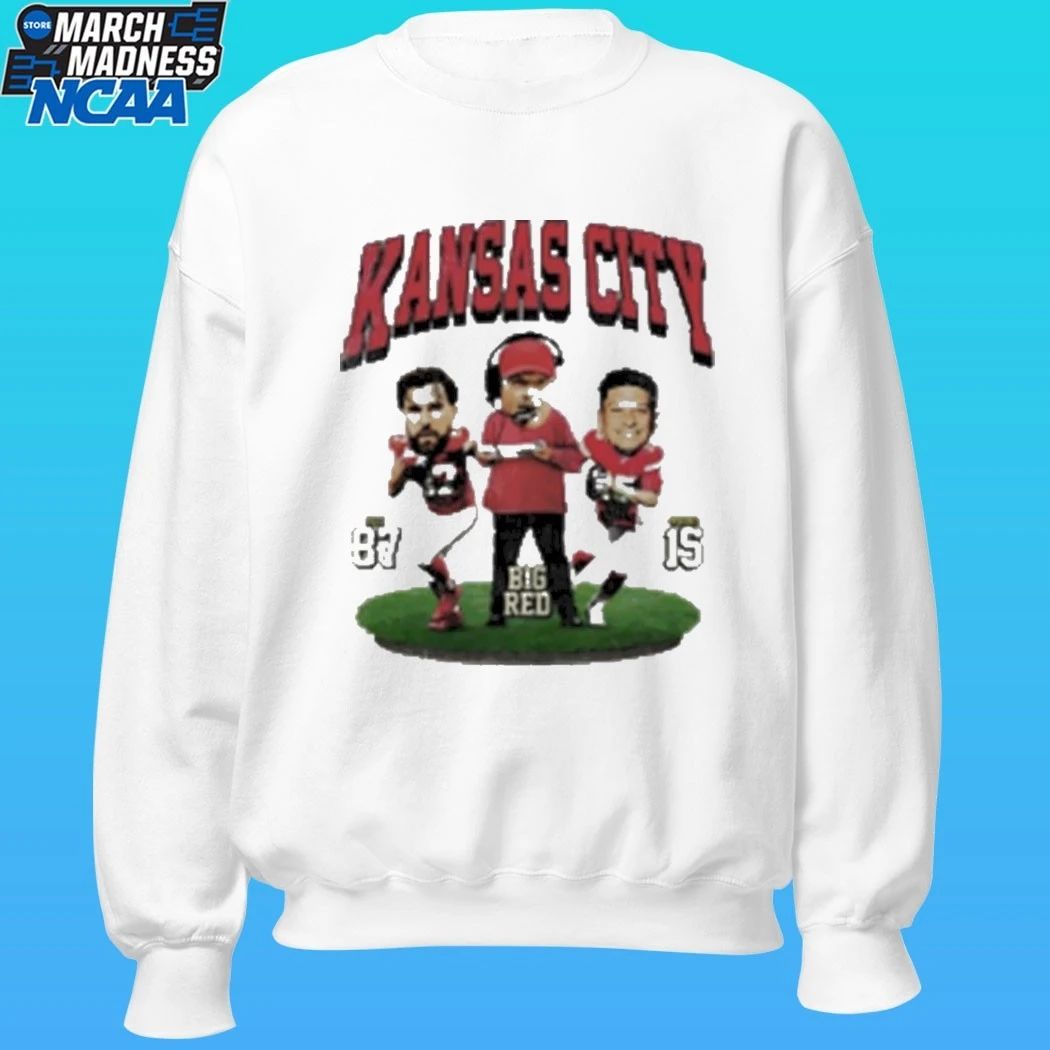 Kansas City Big Head Patrick Mahomes Travis Kelce And Andy Reid Shirt