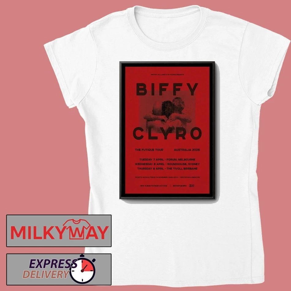 Biffy Clyro Tour Australia 2026 Poster shirt