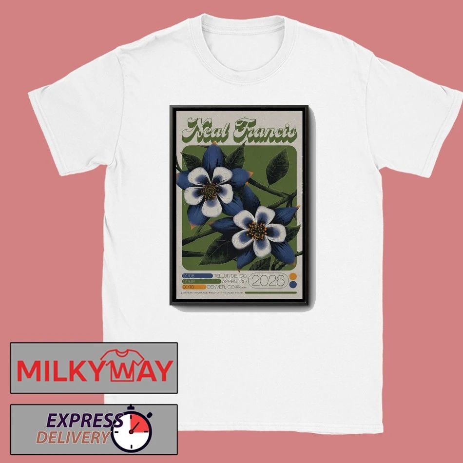 Neal Francis Colorado 2026 Shows Poster shirt