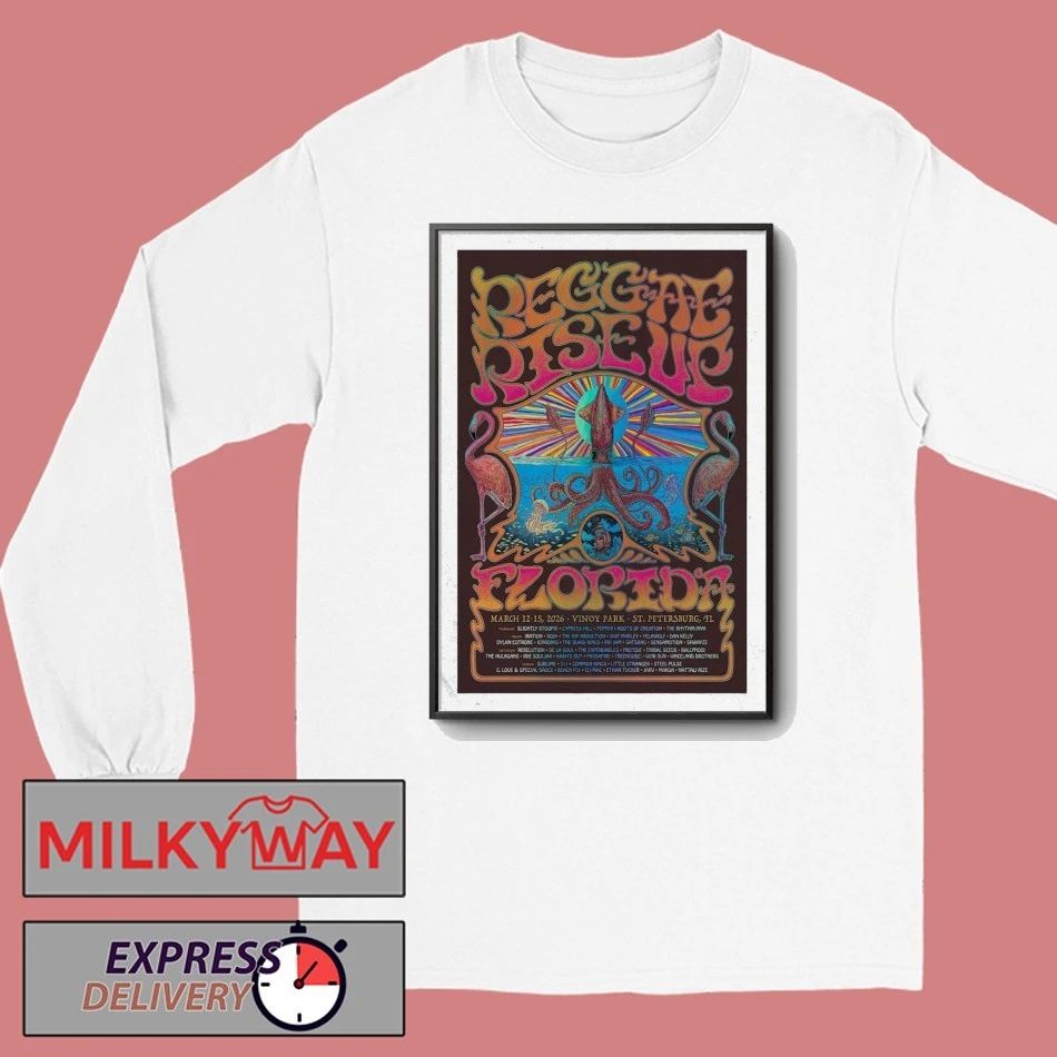 Reggae Rise Up Florida Festival 2026 Poster shirt