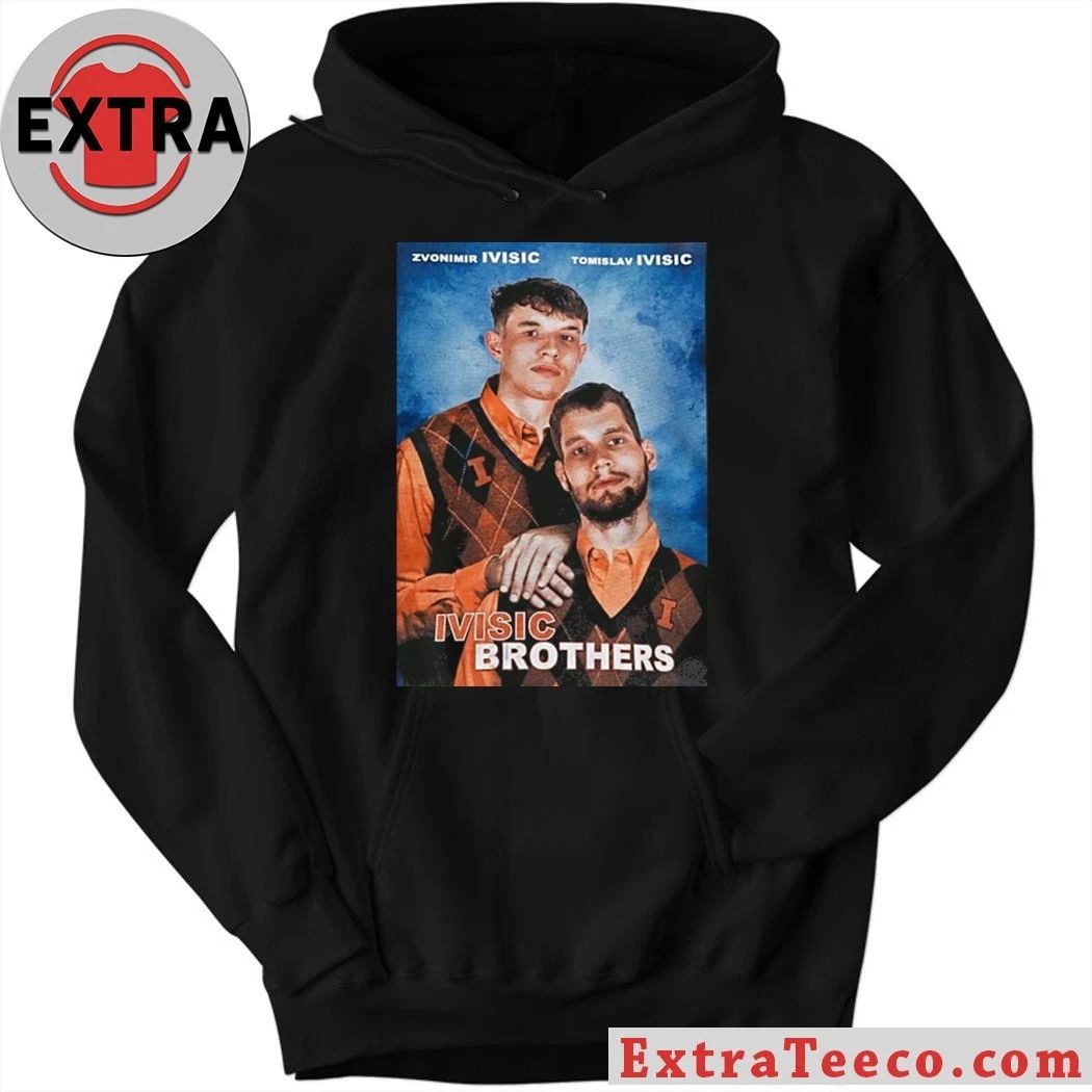 Zvonimir Ivisic and Tomislav Ivisic are well-known Croatian college basketball players currently playing for the Illinois Fighting Illinois team Shirt