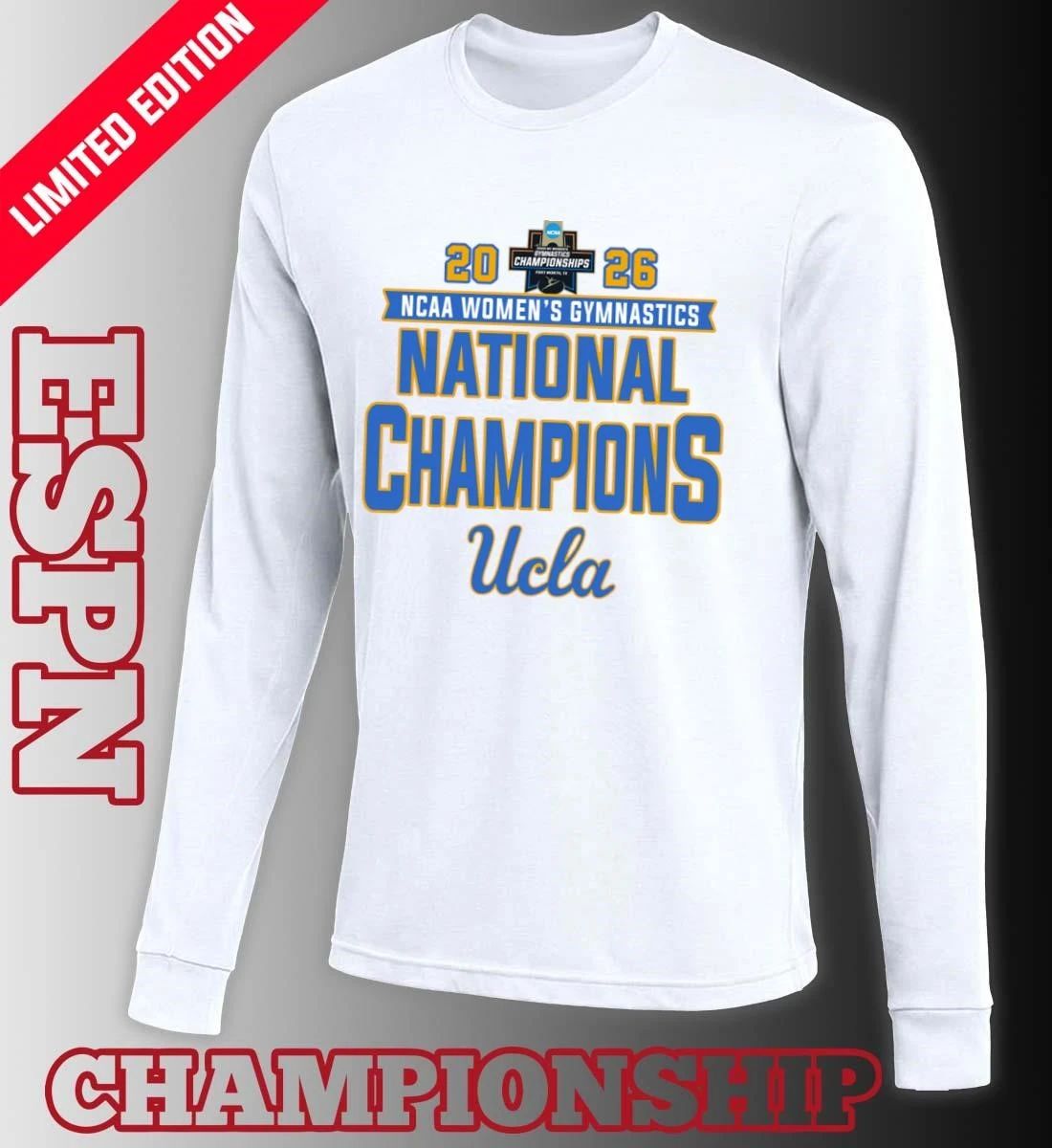 Ucla Bruins 2026 NCAA Women’s Gymnastics National Champions T-Shirt